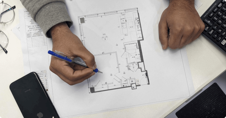 IT estimator from LantroTech Pakistan working on the RFI process