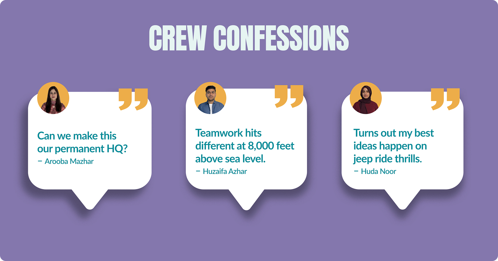 Lantro's crew confessions of memorable Skardu trip.