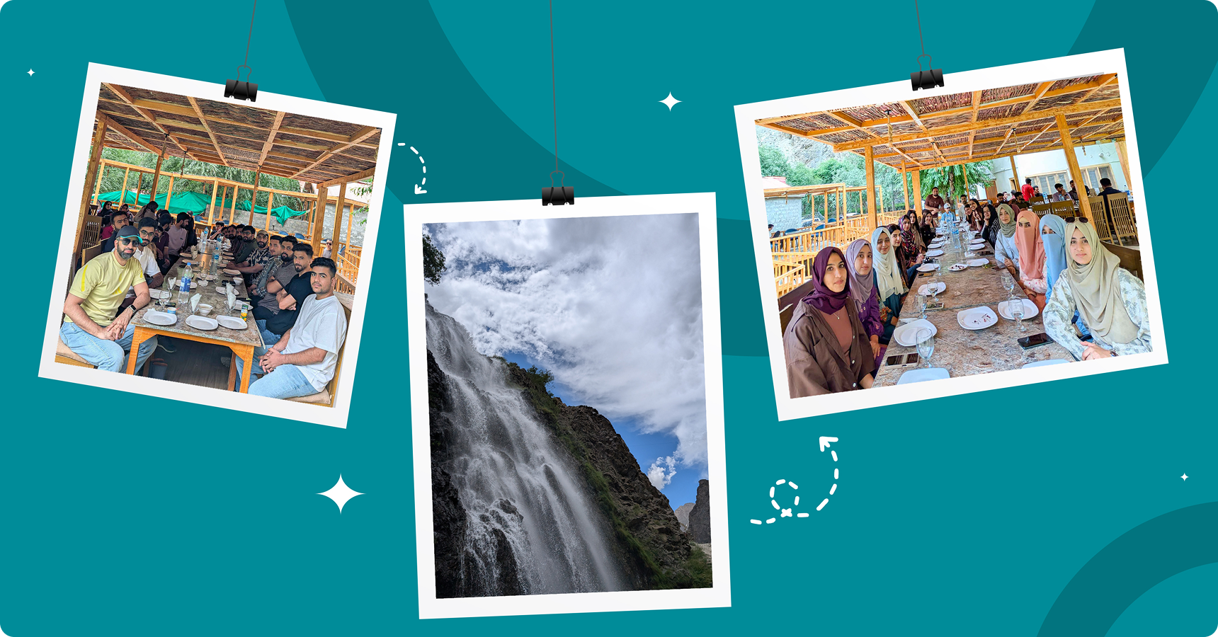 LantroTech lunch at majestic manthoka waterfall.