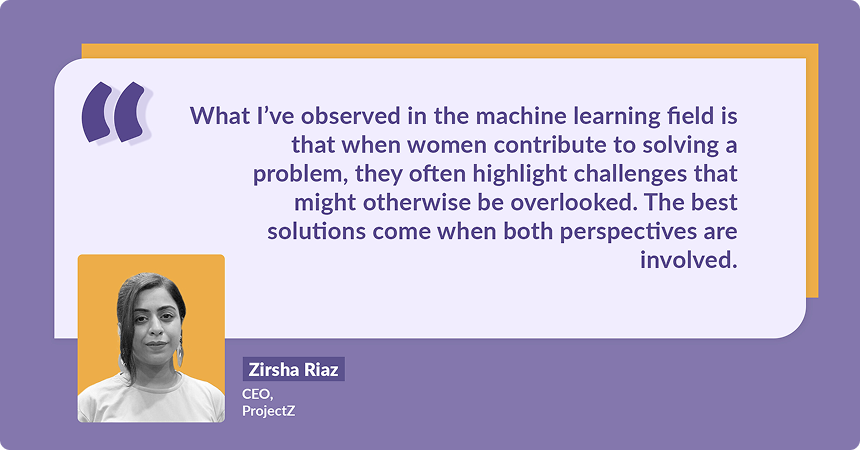 Zirsha Riaz, LantroTech's webinar guest spelaer spoke about her journey of overcoming self-doubt and bias as a female founder.