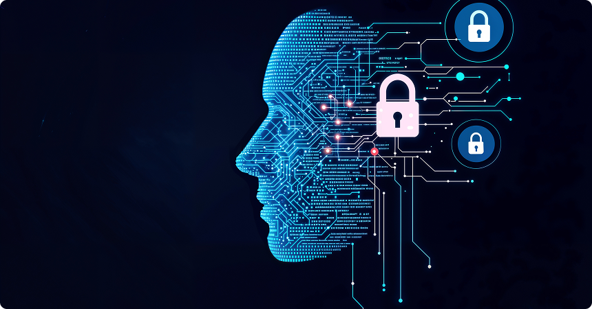 Image showing AI-powered websites with chatbots, personalization, voice search, automation, and enhanced cybersecurity.