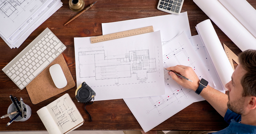 LantroTech drafting process where daily redline markups are converted into a final, reliable as-built drawing set.